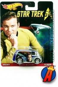HOT WHEELS 2016 STAR TREK Captain Kirk Quick D*livery die-cast vehicle.