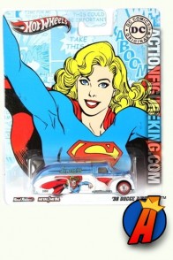 Supergirl 1938 Dodge Airflow die-cast vehicle from Hot Wheels.