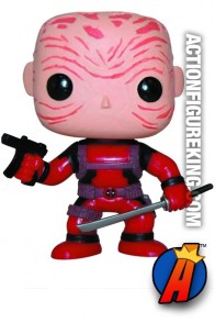 Funko Pop! Marvel Deadpool Unmasked vinyl bobblehead figure.