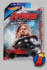 Avengers Age of Ultron Thor Buzz Bomb die-cast vehicle from Hot Wheels.