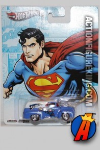 Superman 1956 die-cast Ford vehicle from Hot Wheels circa 2013.