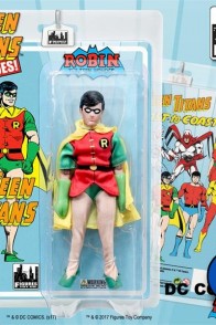 Figures Toy Co. TEEN TITANS 7-INCH Scale MEGO Style ROBIN the Boy Wonder Action Figure