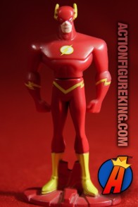 Die-cast Flash figure based on the Justice League Animated series.