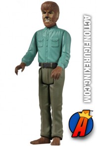 Full view of this ReAction retro-style Wolfman action figure.