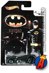 Batman 75th Anniversary Batman Movie Batmobile die-cast vehicle from Hot Wheels.