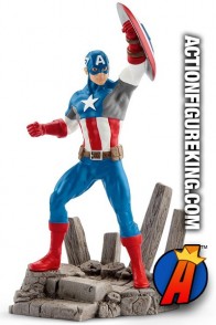 SCHLEICH MARVEL COMICS 4-INCH SCALE CAPTAIN AMERICA PVC FIGURE