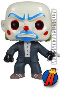 Funko 6-inch high Pop Heroes Dark Knight Bank Robber figure.