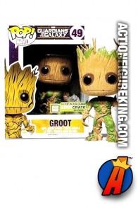 Funko Pop! Marvel Variant Glow-In-The-Dark GROOT Figure.