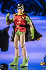 8-inch Mego style Super Friends Robin action figure.