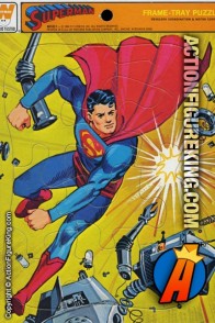 Whitman 12-Piece Frame-Tray Puzzle - Superman Battles the Robot.