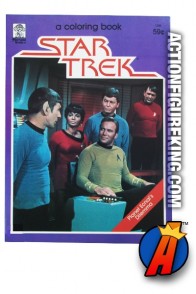 Vintage 1982 STAR TREK Coloring Book from Merrigold Press.