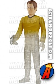 Star Trek variant Beaming Captain Kirk retro figure from Funko and ReAction.