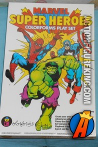 Marvel Super-Heroes Colorforms Play Set circa 1983.