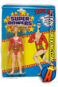 Vintage 4.5-inch Kenner Super Powers Plastic Man action figure.