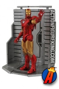 Fully articulated Marvel Select Iron Man Mark VI action figure from Diamond Select Toys.