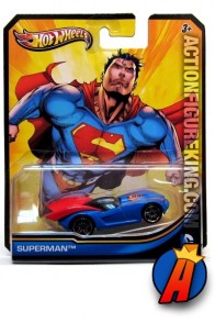 Superman die-cast car from Hot Wheels circa 2012.