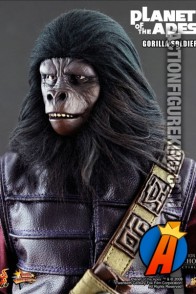 Sixth-scale Planet of the Apes Gorilla Soldier Action figure from Hot Toys.