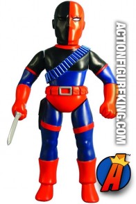 Sofubi 10-Inch Scale Deathstroke Figure from Medicom.