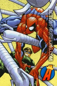 Stylized comic art for this RoseArt Spider-Man Tangled Jigsaw Puzzle.
