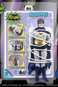FTC MEGO STYLE HEROES IN PERIL Adam West as BATMAN 8-INCH Action FIGURE