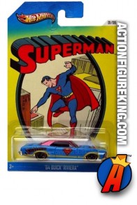 Superman 1964 Buick die-cast vehicle from Hot Wheels circa 2013.