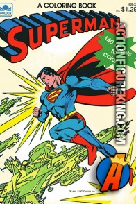 Superman 140-page Coloring Book from Golden.