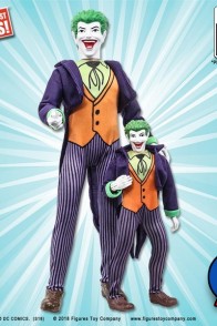 DC COMICS SIXTH-SCALE THE JOKER MEGO STYLE ACTION FIGURE with CLOTH UNIFORM from FTC