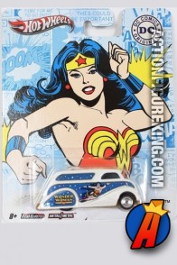 Wonder Woman die-cast Deco Delivery vehicle from Hot Wheels circa 2012.