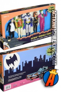 BATMAN Classic TV Series Bendable Figures Boxed Set.