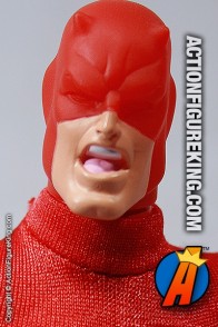 Marvel Famous Cover Series 8 inch articulated Daredevil action figure with removable fabric outfit from Toybiz.