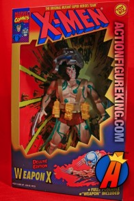 Nice MIB sample of this X-Men Deluxe 10-inch Weapon X Wolverine action figure from Toybiz.