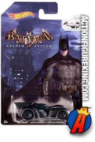 Batman 75th Annivsary Arkham Asylum Batmobile from Hot Wheels circa 2014.