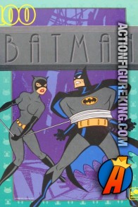 Batman captured by Catwoman: Batman Animated 100-Piece Jigsaw Puzzle from Golden.