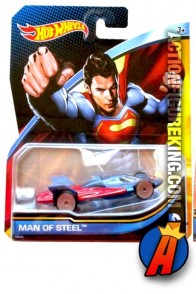 Superman Man of Steel die-cast car from Hot Wheels circa 2015.