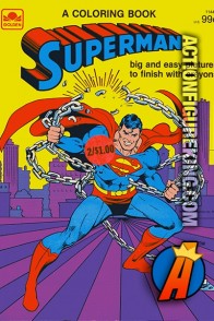 Superman Coloring Book 1144-7 from Golden.