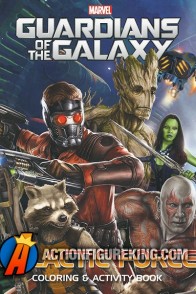 Guardians of the Galaxy Galactic Force coloring and activity book.