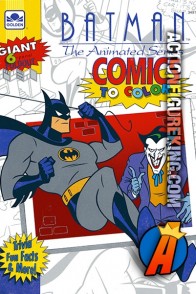 Batman the Animated Series Comics to Color book from Golden.