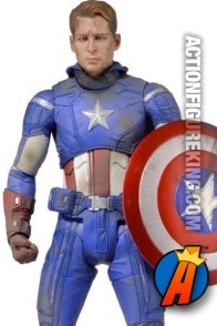 Neca quarter-scale Unmasked Captain America action figure.