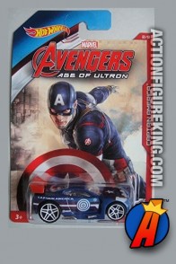 Avengers Age of Ultron Captain America die-cast vehicle from Hot Wheels.