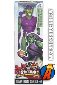 Sixth-scale Titan Hero Series Green Goblin figure from Hasbro.