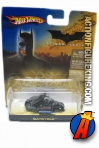 Batman Begins Batcycle from Hot Wheels.