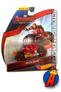 Avengers Age of Ultron Iron Man die-cast cycle from Hot Wheels.
