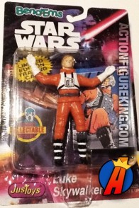 STAR WARS Bend-Ems LUKE SKYWALKER PILOT Bendable Figure.