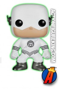 Funko Pop Heroes variant glow-in-the-dark White Lantern Flash exclusive.