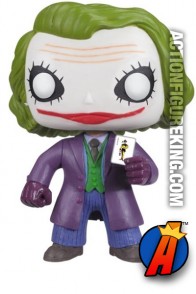 Funko Pop Heroes 6-inch Dark Knight movie Joker figure.