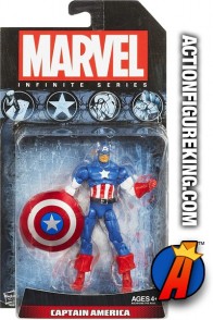 MARVEL UNIVERSE INFINITE SERIES 3.75-INCH CAPTAIN AMERICA ACTION FIGURE from HASBRO