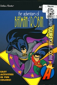 The Adventures of Batman and Robin activity book from Golden.