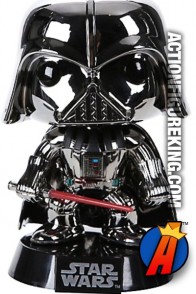POP! STAR WARS Hot Topic Exclusive CHROME DARTH VADER figure No. 1.