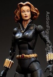 Marvel Legends Series 8 Black Widow Variant action figure from Toybiz.