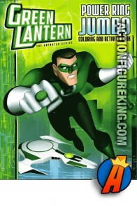 Front cover of the Green Lantern Coloring and Activity Book from Bendon Publishing.